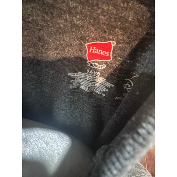 NEW Disney Mickey Mouse Graphic Dark Gray L/G‎ Hanes Hat Bundle - Picture 5 of 5